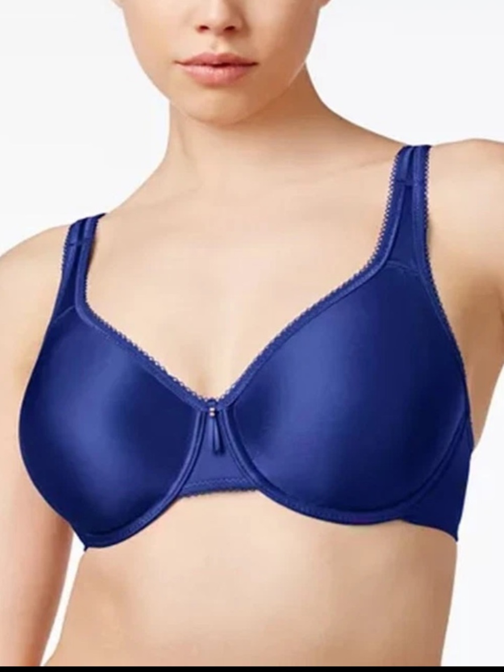 Wacoal Unlined Navy Full Coverage Underwire Bra